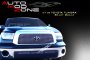07-09 TOYOTA TUNDRA Boltover Billet Grille Grill 4pc Combo (show logo, upper+lower)
