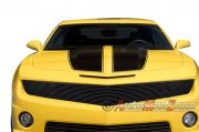 10-13 Chevy Camaro LT LS SS Phantom Style Upper Billet Grille Grill All Black