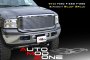 99-04 Ford F-250 F-350 SuperDuty Classic Full Opening Upper Billet Grille 1pc